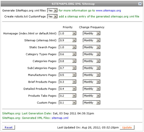 SEO Naming Rules Screen